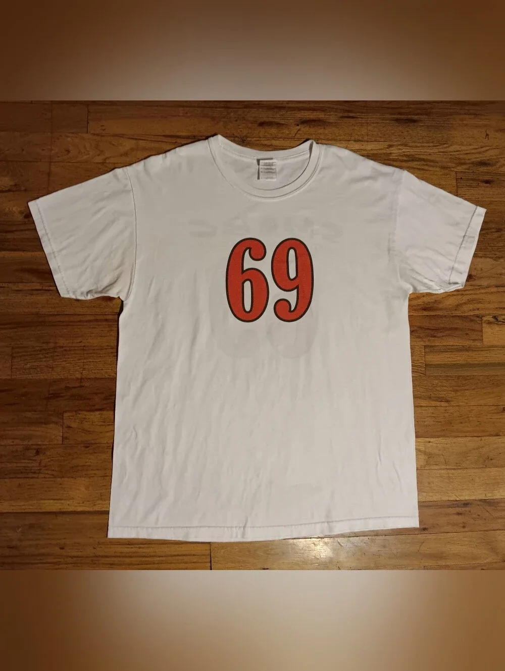 Vintage Santa Monica Beach Club 69 t-shirt volleyball surfing weightlifting